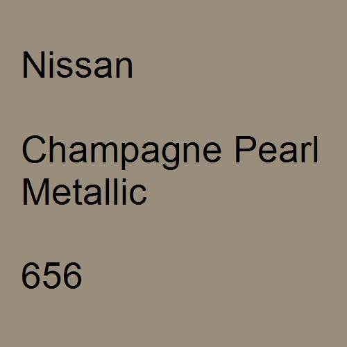 Nissan, Champagne Pearl Metallic, 656.